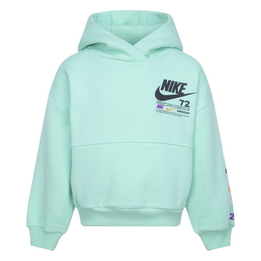 Nike Boys Green‎ Glow Hooded Sweatshirt Size 7